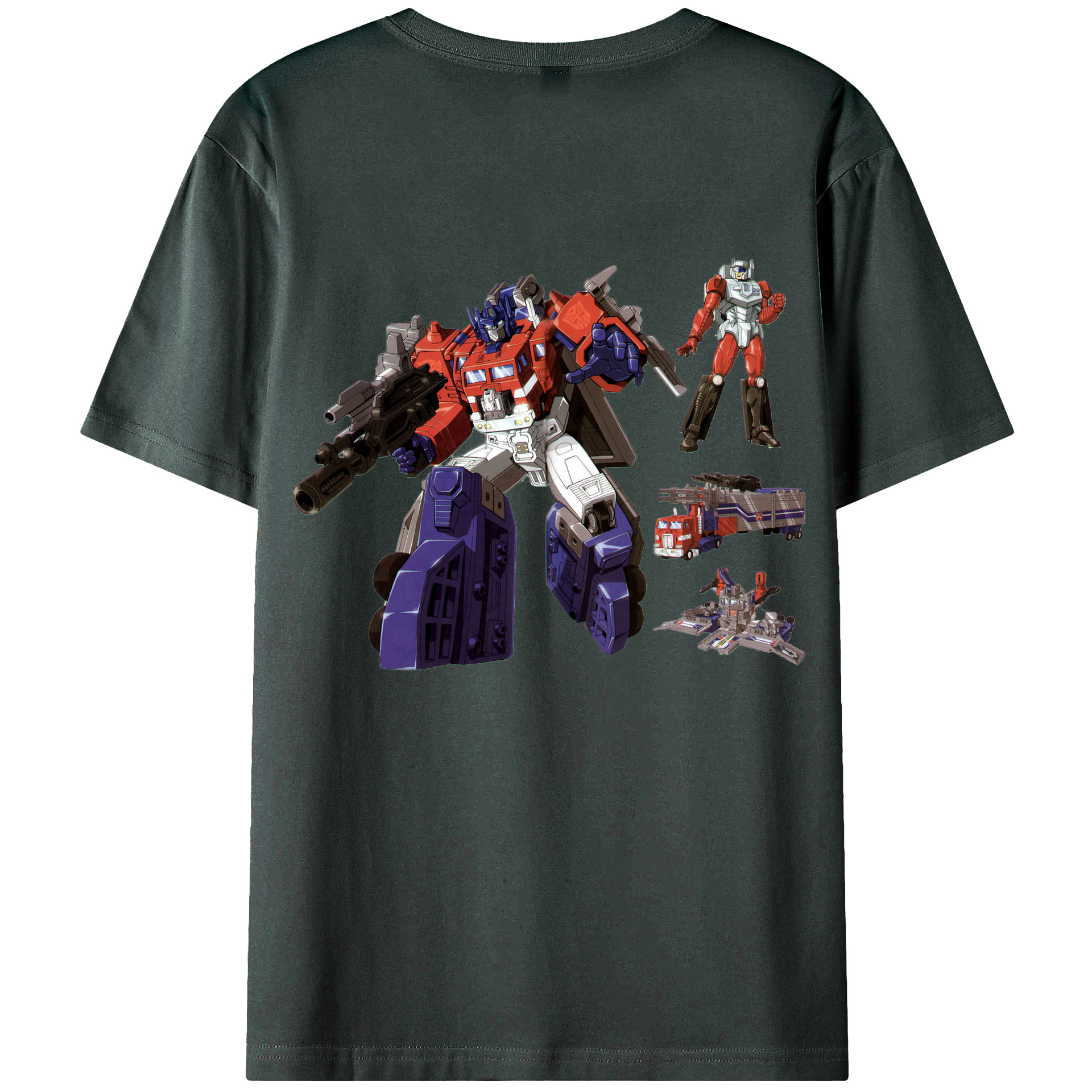 （画像用）  綿100％ メンズ半袖Tシャツ（バックプリント） 通気性